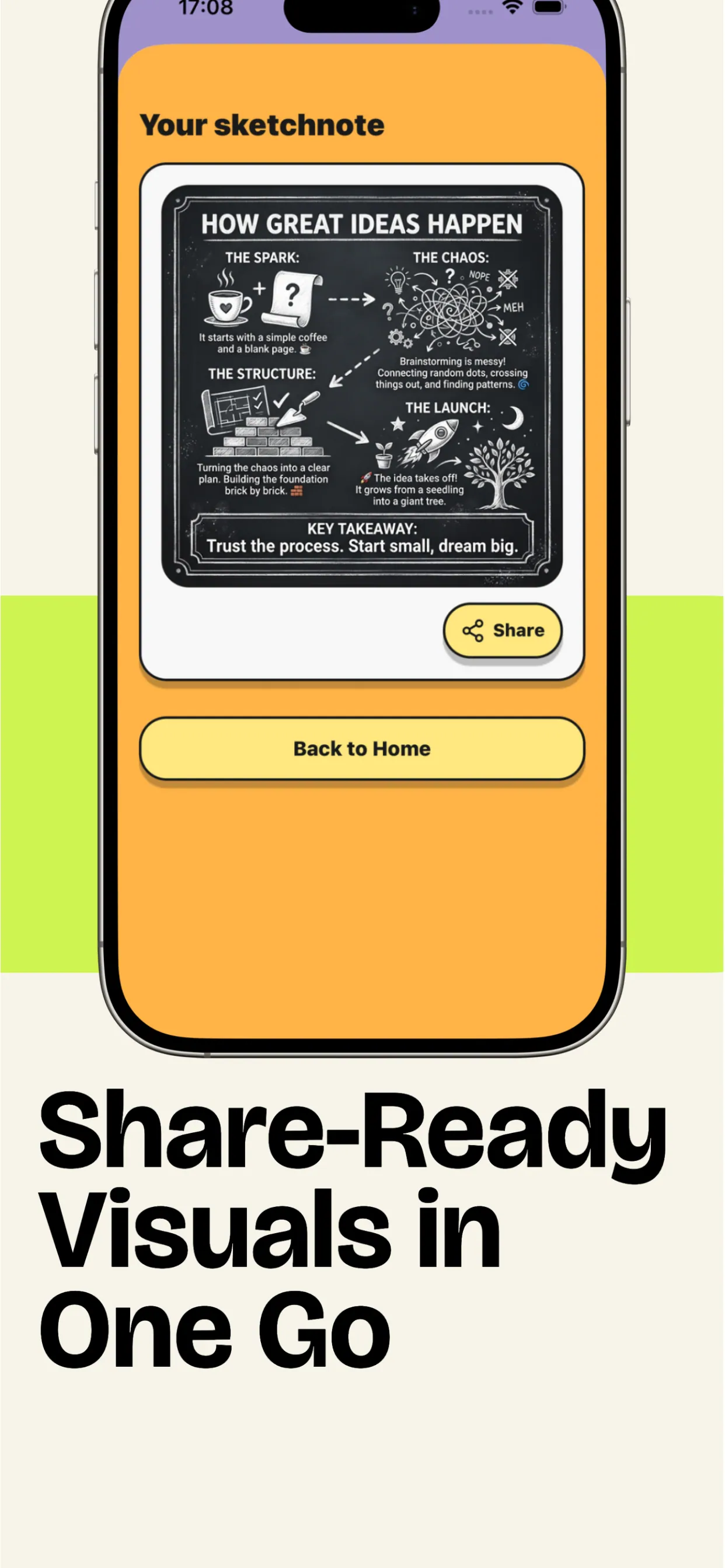 VisualNote AI iOS app screenshot 5