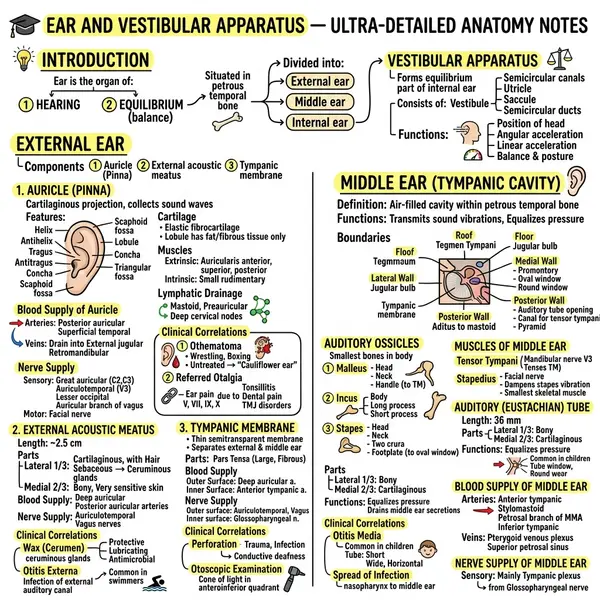 Anatomy-style annotated diagram — one of several note-taking styles in VisualNote AI.