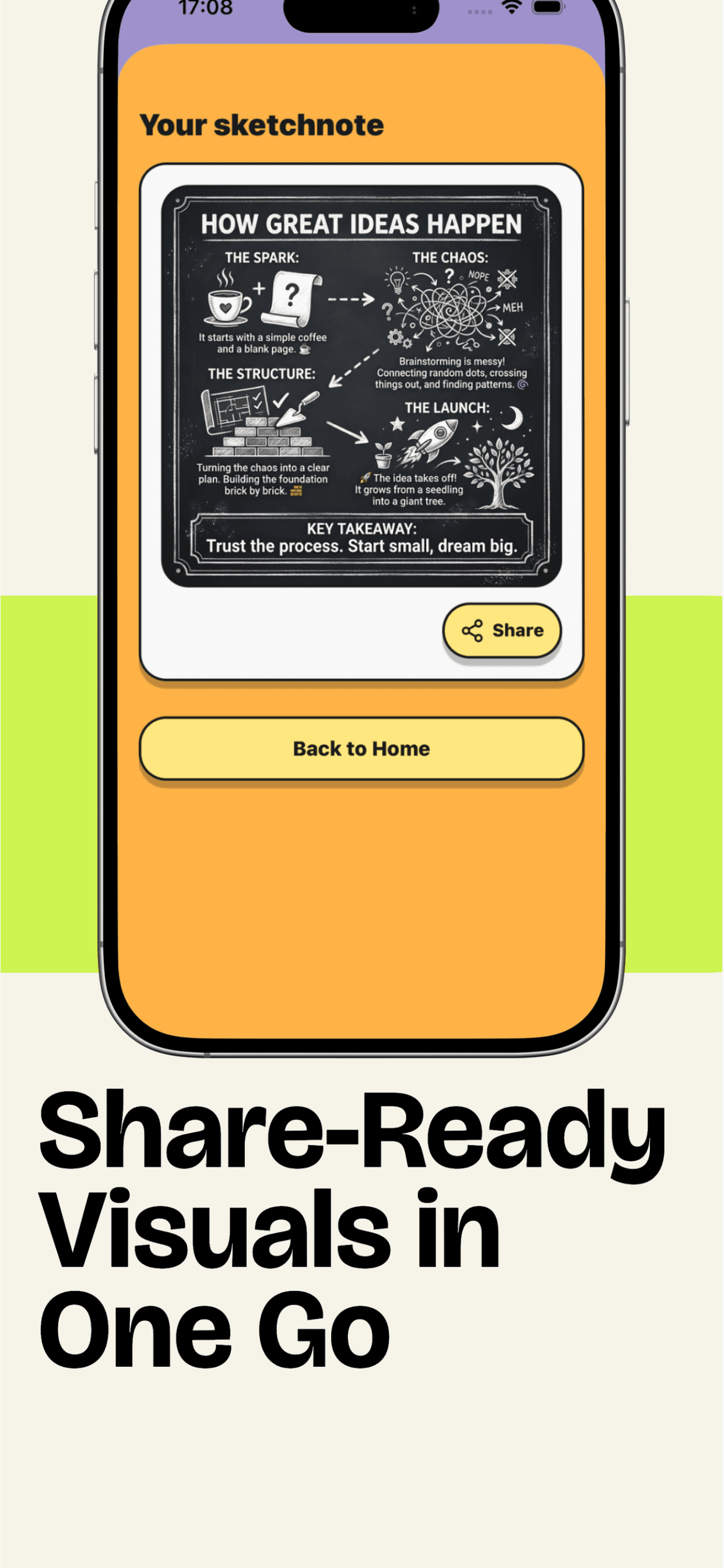 VisualNote AI iOS app screenshot 5