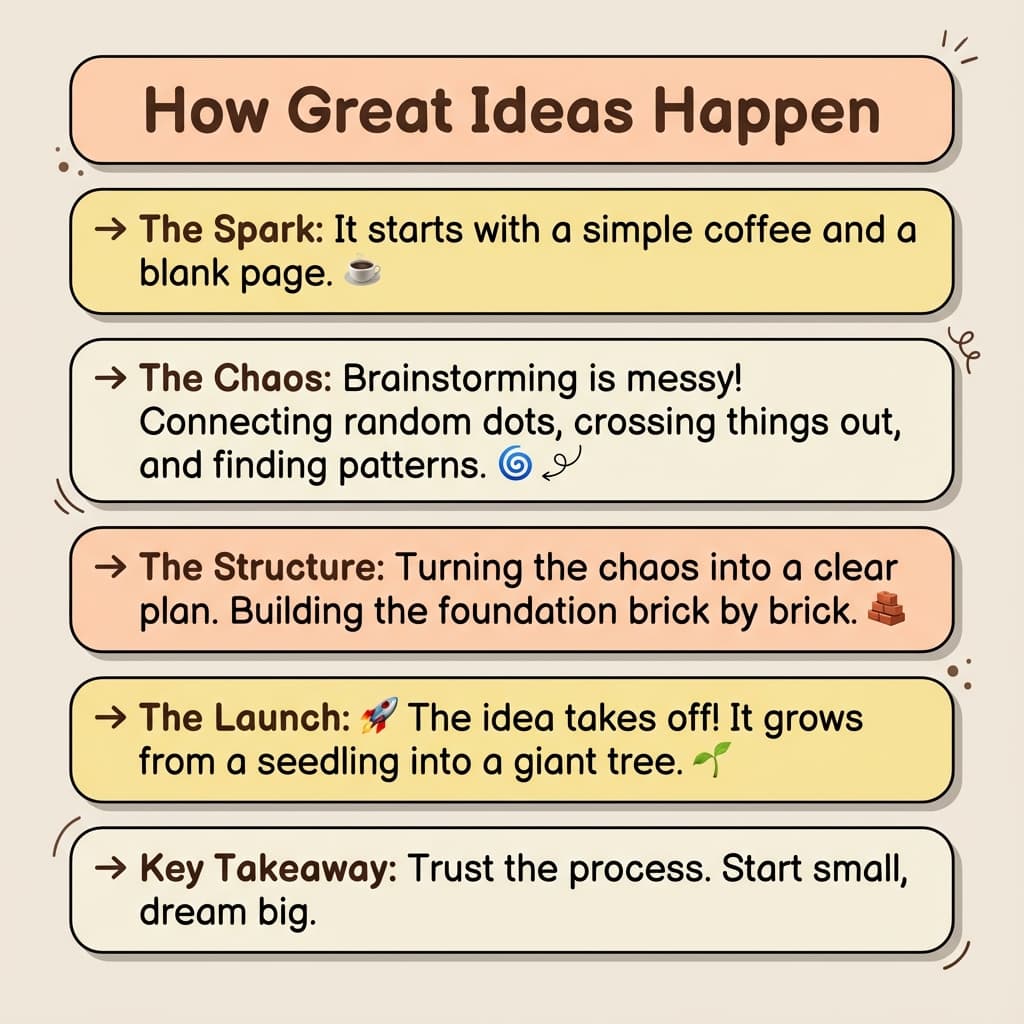 Stacked Action Cards